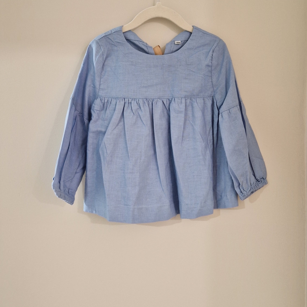 Blue Kids Long Sleeve Top